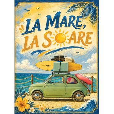 LA MARE, LA SOARE (seria Colorez şi înrămez)