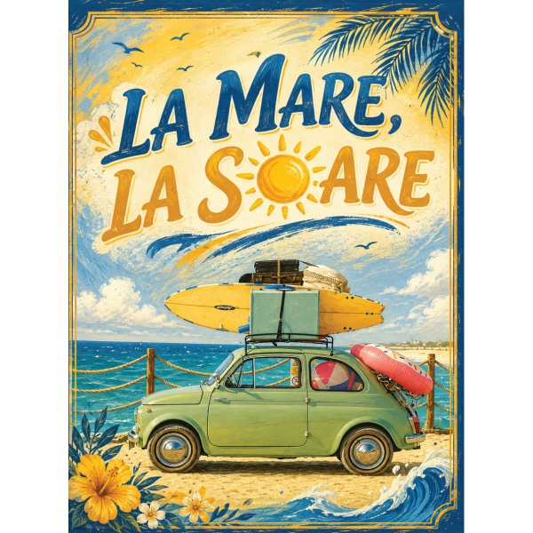 LA MARE, LA SOARE (seria Colorez şi înrămez)