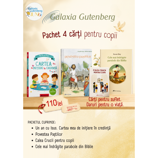 Pachet 4 cărți pentru copii și părinți