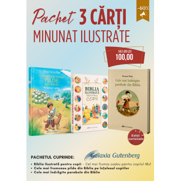 Pachet 3 cărți ilustrate pentru copii