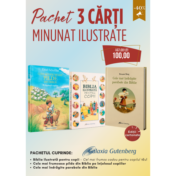 Pachet 3 cărți ilustrate pentru copii