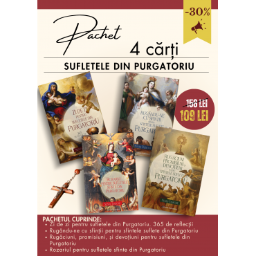 Pachet  4 cărţi “Sufletele din Purgatoriu” 
