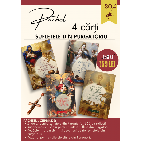 Pachet  4 cărţi “Sufletele din Purgatoriu” 