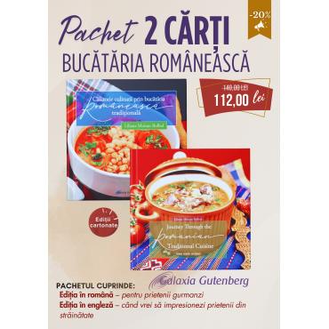 Pachet 2 cărţi – Bucătăria românească Pachet 2 cărţi – Bucătăria românească