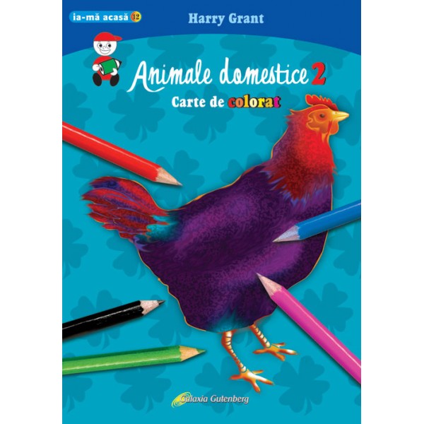 Animale domestice 2 - carte de colorat