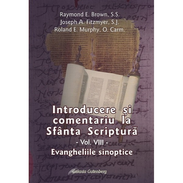 Introducere şi comentariu la Sfânta Scriptură vol. VIII: Evangheliile sinoptice
